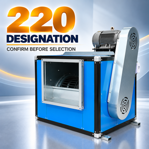 Ventilateur centrifuge industriel 220V, unité complète avec certification pour les distributeurs professionnels - Product Image 1