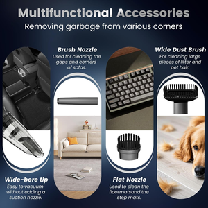 2024 nuevo 7000pa aspiradora de coche portátil de gran potencia aspiradora de mano recargable por USB - Product Image 3