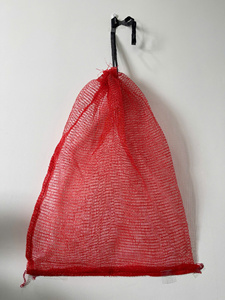 Bolsas de malla de HDPE amarillo ámbar reutilizables y lavables de alta calidad con cremallera para cultivo agrícola, moldeado por soplado y corte - Product Image 5