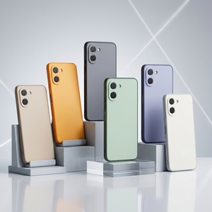 เคสกันกระแทกแบบไฮบริด TPU PC สีพื้น 6 สี ลายวิวเมือง ไม่มีขอบ สำหรับ Realme GT 7 Pro 13 Pro Plus Note 60 ผิวสัมผัสนุ่มแบบด้าน - Product Image 1