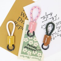 TOLKA Nouveau Porte-clés Exquis en Polyester, Art Moderne, à Suspendre, DIY, Petit Pendentif pour Sac, Clé de Voiture, Impression Personnalisée, Modèle TKHYXGS