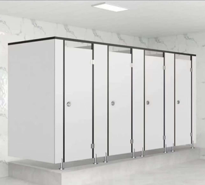 Tablero de espuma de PVC Directo de fábrica Verde Protección del medio ambiente Partición de inodoro para decoración de edificios y gabinete de Ducha - Product Image 1