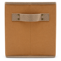 Sac fourre-tout pliable en papier kraft lavable grande capacité avec poignées renforcées pour courses et rangement – Vente en gros