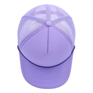 Casquette de sport Triple Union de haute qualité pour enfants, en coton avec sangle arrière, casquette d'été en maille pour femmes, casquette de baseball personnalisée en mousse - Product Image 6