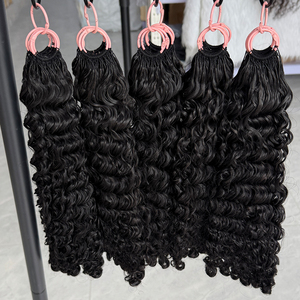 Cheveux bouclés birmans en crochet style bohème, couleur naturelle, texture douce et volumineuse, pour tresses au crochet - Product Image 3
