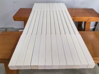 Pièces de escalier modernes en bois apprêté blanc pour hôpitaux, hôtels et appartements - Faciles à installer
