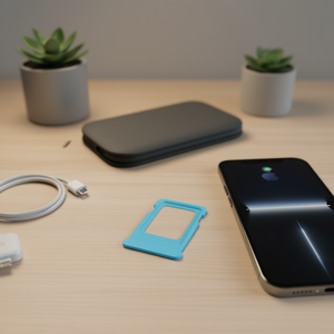 Bandeja para Tarjeta SIM para iPhone 15 15 Plus Azul Cielo - Product Image 3