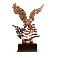 Trofeo de Cabeza de Águila de Resina WeiVista, Grabado de Logotipo Personalizado, Fabricante