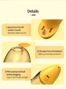 Bidé Eléctrico Compacto con Diseño de <span class=keywords><strong>Mango</strong></span> ABS, Resistente al Agua, con Batería Recargable, Rociador Vertical Portátil, Multigeneracional - Product Image 5