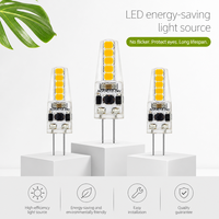 Ampoule LED G4 2W AC/DC 12V COB Silicone 200LM 2700K/3000K/6000K 360° Sans Scintillement Résidentiel Extérieur Remplace l'Halogène CE LVD RoHS