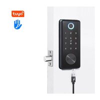 Serrure de porte électronique intelligente à empreinte digitale, code NFC, verrouillage automatique intelligent pour maison, hôtel, appartement
