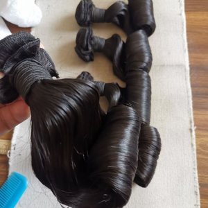 Extensiones de <span class=keywords><strong>Cabello</strong></span> Humano Fumi, <span class=keywords><strong>Cabello</strong></span> Virgen Brasileño 100% Natural, Extensiones de <span class=keywords><strong>Cabello</strong></span> Rizado Tipo <span class=keywords><strong>Huevo</strong></span> <span class=keywords><strong>para</strong></span> Mujer - Product Image 2