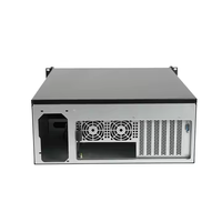 Casing Server Rak 2 Bay Hot Swap 4U Industrial PC ATX dengan Layar LCD 8,9 inci