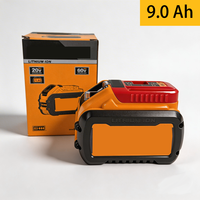 Batterie Li-ion FLEXVOLT 9,0 Ah 20 V/60 V DCB609 la plus vendue, 180 Wh, pour outils électriques robustes (meuleuse, clé, perceuse)