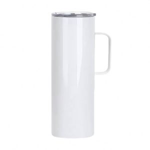 แก้วน้ำสแตนเลสเก็บอุณหภูมิ ขนาด 20 ออนซ์ คุณภาพสูง ปราศจากสาร BPA สำหรับกาแฟ ชา งานเลี้ยง ใช้ได้ทั้งร้อนและเย็น พร้อมหูจับ - Product Image 5