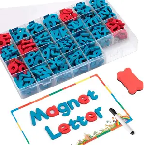 Magnet Angka Huruf Kustom Magnet Pendidikan Mainan Magnet Alfabet