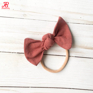 Turbantes <span class=keywords><strong>para</strong></span> bebé, accesorios <span class=keywords><strong>para</strong></span> el cabello, lazos <span class=keywords><strong>para</strong></span> niña, Diadema de algodón hecha a mano de alta calidad, lazo <span class=keywords><strong>para</strong></span> niña, <span class=keywords><strong>turbante</strong></span> <span class=keywords><strong>con</strong></span> Orejas de conejo, nudo - Product Image 4