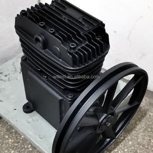 หัวอัดอากาศแบบลูกสูบ2070ลูกสูบแบบลูกสูบปั๊มเปลือยสายพาน2สูบ BHII40A ลูกสูบหัวคอมเพรสเซอร์เหล็กหล่อ8บาร์ - Product Image 4