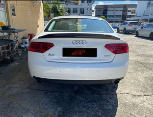 Aile arrière de coffre en Fiber de carbone véritable de Style B pour <span class=keywords><strong>Audi</strong></span> A5 <span class=keywords><strong>S5</strong></span> B8 B8.5 <span class=keywords><strong>coupé</strong></span> berline 4 portes aileron arrière Bodykit 08-16 - Product Image 4