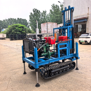 Equipo de Perforación Hidráulico sobre Orugas Resistente al Desgaste, Capacidad de Perforación de Pozos de Agua de 100m, 150m, 200m, Plataforma de Perforación Móvil Duradera - Product Image 6