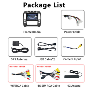 نظام وسائط متعددة للسيارة بشاشة لمس 2 دين مع مشغل دي في دي ونظام ملاحة جي بي إس وراديو أندرويد لنيسان نافارا دي40 2006~2010 2011 2012 - Product Image 2