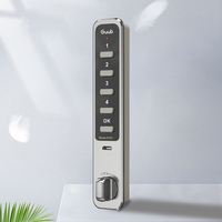 Cerradura para Gabinete Guub P202 de Aleación de Zinc para Puertas de Madera/Acero |   Instalación Integrada con Acceso por Código |   Seguridad de Grado C |   Lithium Integrado |