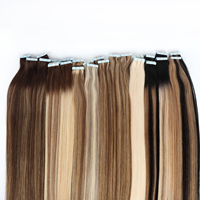 HonorHair Factory Extension de cheveux humains à double tirage avec ruban adhésif Remy naturel de haute qualité Extension de cheveux