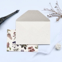 50 pièces pour carte de vœux, enveloppe pour carte postale C6, carte de vœux professionnelle Vintage, cadeau de mariage, vente en gros