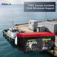 Batterie LiFePO4 36V 100AH Grade A Étanche pour Bateaux à Moteur 6000+ Cycles Profonds Marine CAN Bus BMS Prise Anderson CE RoHS IP67 OEM ODM