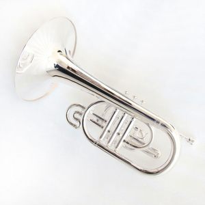 RTS Mellophone F Flat Brass Silver Plated Marching Band Orchestra Performers Instrumento OEM Venta Euphonium Instrumento musical - Product Image 1