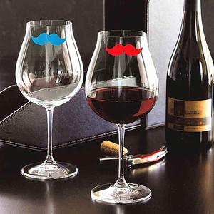 Juego de 12 Marcadores de Copas de Vino de Silicona Multicolor con Diseño de Labios y Barba, Personalizables con Marca y Tamaño, Regalos Novedosos de Alta Calidad, Elegantes para Bebidas - Product Image 4