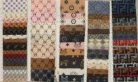 Cuir synthétique PVC imprimé personnalisé de 0,6 mm, imprimé de fleurs, pour sacs à main, bagages