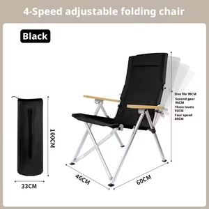 Silla de Playa Plegable Grande de Aleación de Aluminio para Exteriores, Silla de Pesca, Silla para Dibujar, Silla Portátil para Picnic - Product Image 6