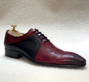 Zapatos de Vestir de Cuero de Grano Completo para Hombre, Modelo 2026, Cómodos, Estilo Derby Oxford, para Eventos Formales, Negocios y Bodas - Product Image 5