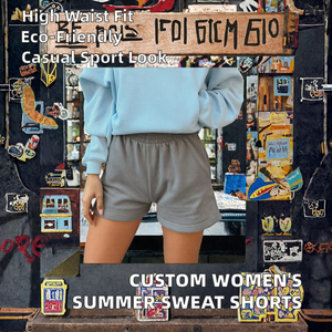 Women's Canvas Breathable Running Yoga Shorts High <b>Waist</b> <b>Elastic</b> <b>Waist</b> Athletic Training Gym Pants - Product Image 2