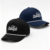 Nouvelle Casquette de Baseball en Polyester Imperméable à 5 Panneaux avec Logo Personnalisé, Découpée au Laser et Perforée, Style Papa, pour le Sport et le Golf
