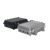 Boîtier d'amplificateur de ligne CATV extérieur en aluminium moulé sous pression IP65 étanche