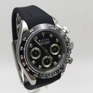 Reloj Deportivo de Moda SEILOCE Nuevo de Alta Calidad con Movimiento de Cronógrafo, Resistente al Agua, de Cuarzo VK63 y Acero Inoxidable para Hombre - Product Image 2