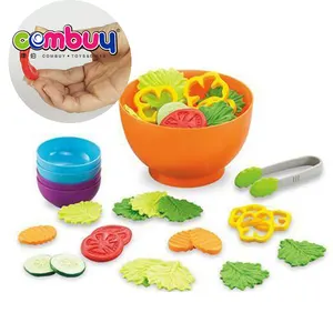 Nieuwe product grappige pretend play keuken zacht rubber baby mini voedsel set groente speelgoed