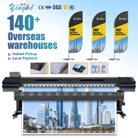 Imprimante éco-solvant grand format 3,2 m avec 2 têtes d'impression I3200 Yinghe pour impression vinyle, autocollants, bannières et toiles