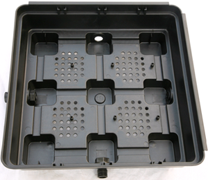 Roof Garden Modular Vertical <b>Planters</b> Black Square Self Watering Biodegradable <b>Plastic</b> Lightweight Durable Drainage Hole Outdoor - Product Image 5