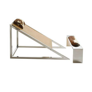 <span class=keywords><strong>Fauteuil</strong></span> lounge Mies en métal de style moderne du milieu du siècle avec ottoman, meubles vintage et antiques, <span class=keywords><strong>fauteuil</strong></span> en cuir d'hôtel avec <span class=keywords><strong>pouf</strong></span> à vendre - Product Image 3