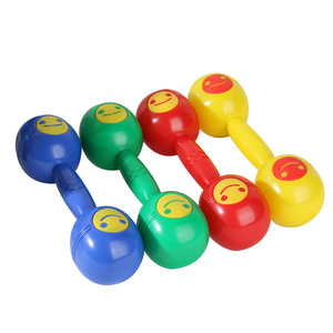 Wholesale Orff Percussion <b>Instrument</b> Dumbbell Shape Plastic Maracas Children Rhythm <b>Musical</b> <b>Instrument</b> Rattle Rock Maracas Toy - Product Image 1
