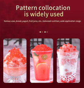 Dooking Factory, bola jugosa explosiva, perlas de tapioca, perlas de Boba de fresa para ingredientes de té de burbujas - Product Image 5