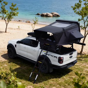 Carpa de Techo para Auto, SUV y <span class=keywords><strong>Camioneta</strong></span>, Personalizada, de Alta Calidad, Ligera, para 3-4 Personas, con Carcasa Rígida de ABS y Aluminio, para Camping - Product Image 3