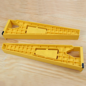 Gabarit d'installation de tiroirs industriel jaune durable OEM/ODM en plastique ABS, outil de positionnement de rail de meuble manuel DIY, logo personnalisé - Product Image 2