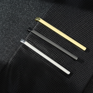 Barra de corbata de alta calidad con clip de alfiler de corbata para trajes y accesorios - Product Image 1