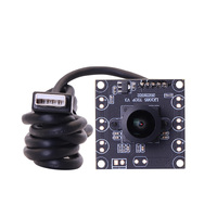 Objectif M12 720P HD Mini Module de caméra Micro USB H65 1.5mm 190 degrés Capteurs d'image Fisheye pour la reconnaissance faciale Pilote gratuit UVC