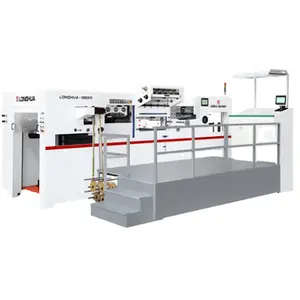 1050 Big Size Sheet To Sheet Feeder Paper Bag And Box Usage Automatic Die Cutting Press Cut Creasing Punch Machine