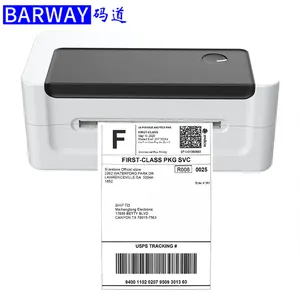 Barway android 9 compre código de barras térmico, sem fio fino cor azul dente din mini impressora de documentos a4 bluet